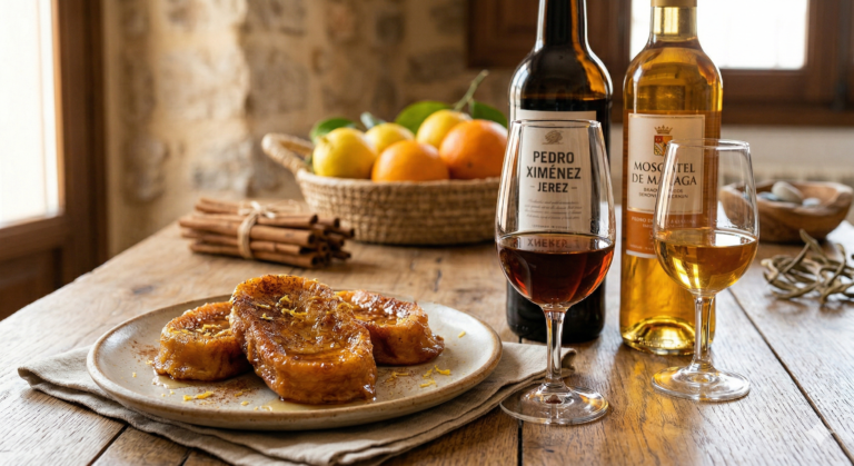 Dulzura de tradición: Torrijas y vino español