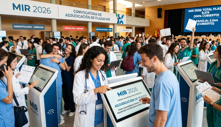 MIR 2026: Claves, especialidades estrella y el éxito de la adjudicación en el Sistema Sanitario Español